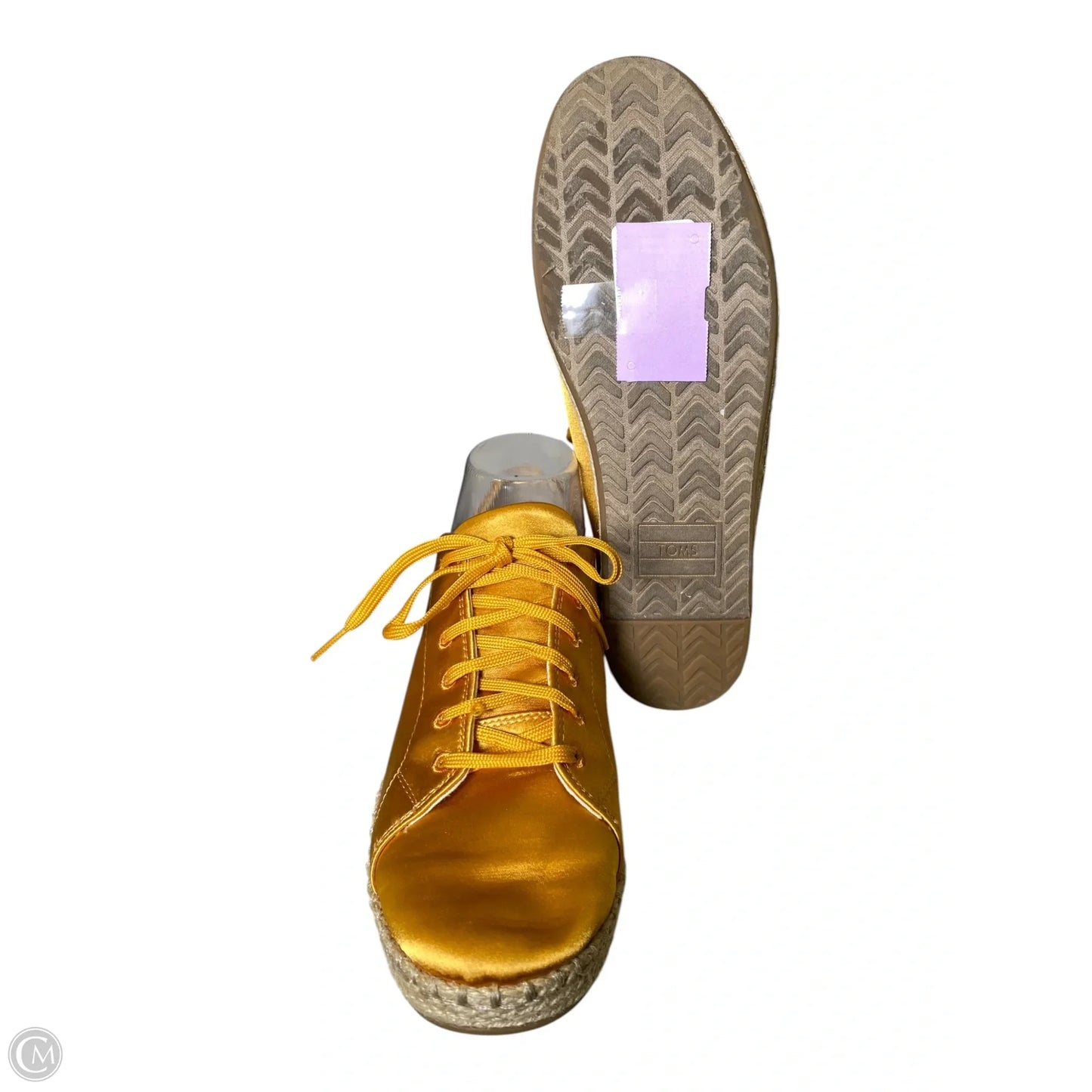 Shoes Flats By Toms In Yellow, Size: 8.5