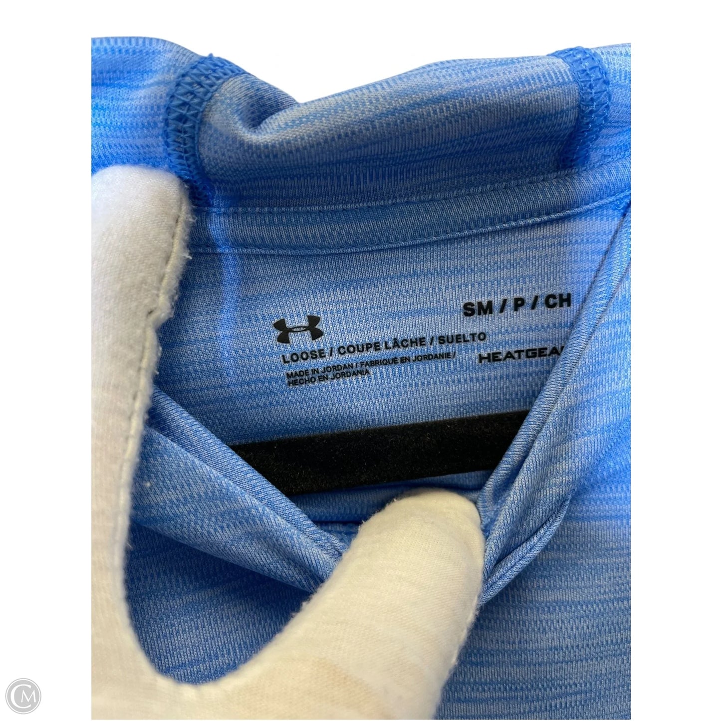 Athletic Jacket By Under Armour In Blue, Size: S