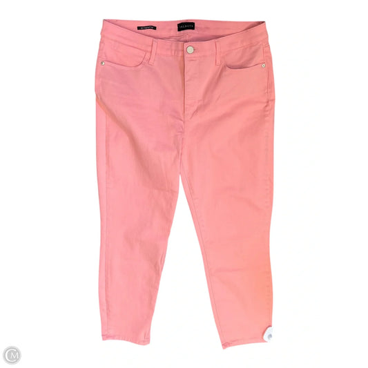 Jeans Skinny By Talbots In Pink, Size: 10