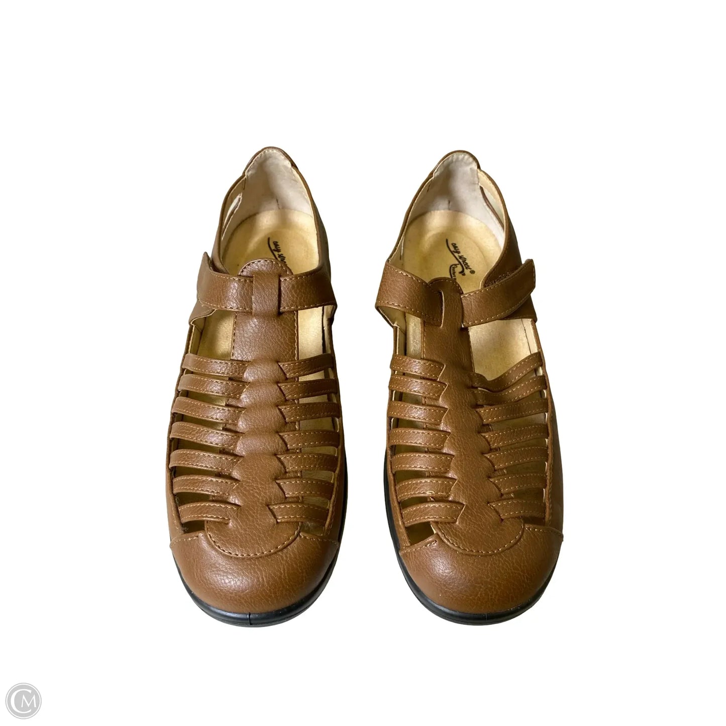 Shoes Flats By Easy Street In Brown, Size: 9