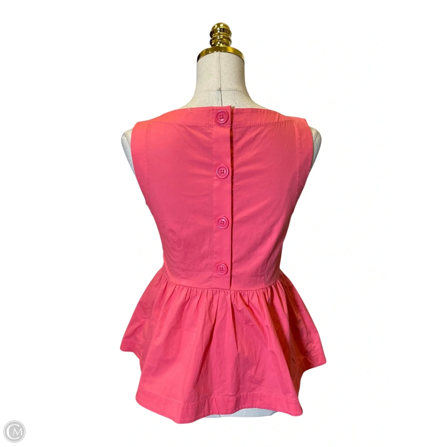 Top Sleeveless Designer By Kate Spade In Pink, Size: Xs