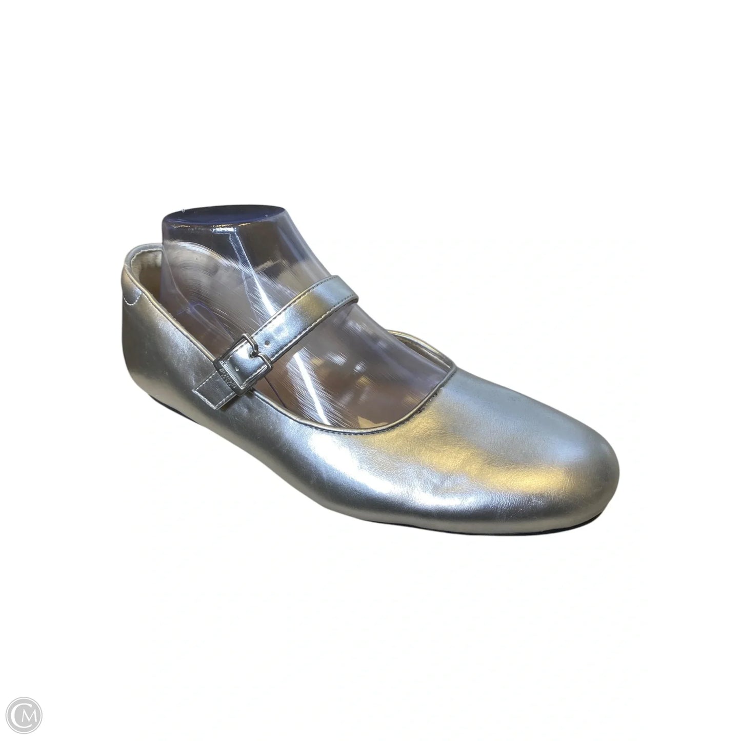 Shoes Flats By Dr Scholls In Silver, Size: 9.5