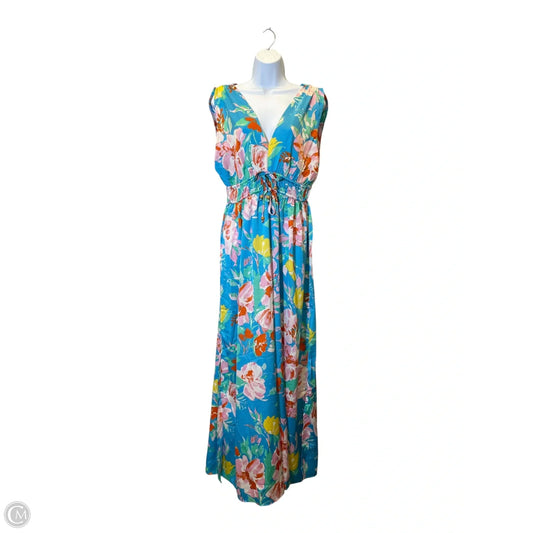 Jumpsuit By Ee Some In Floral Print, Size: M