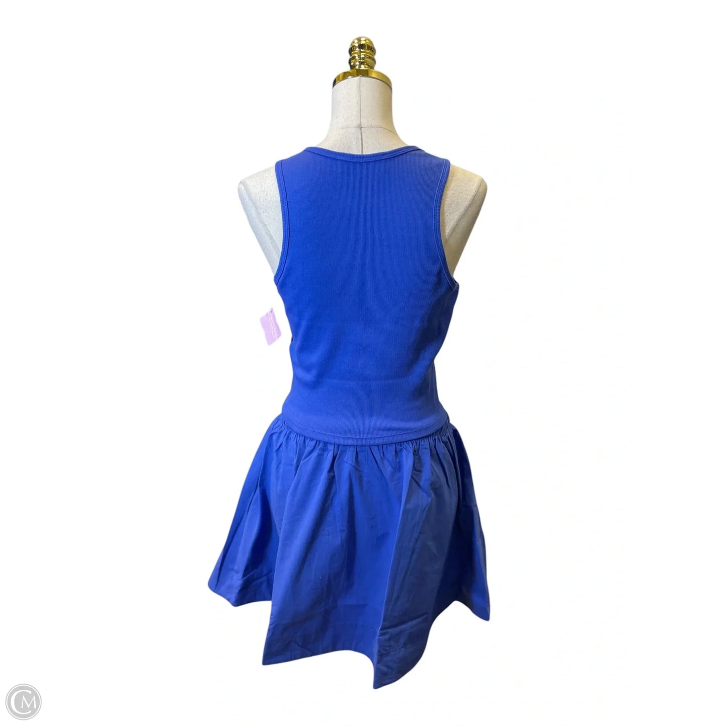 Top 2pc Sleeveless By Double Zero In Blue, Size: S