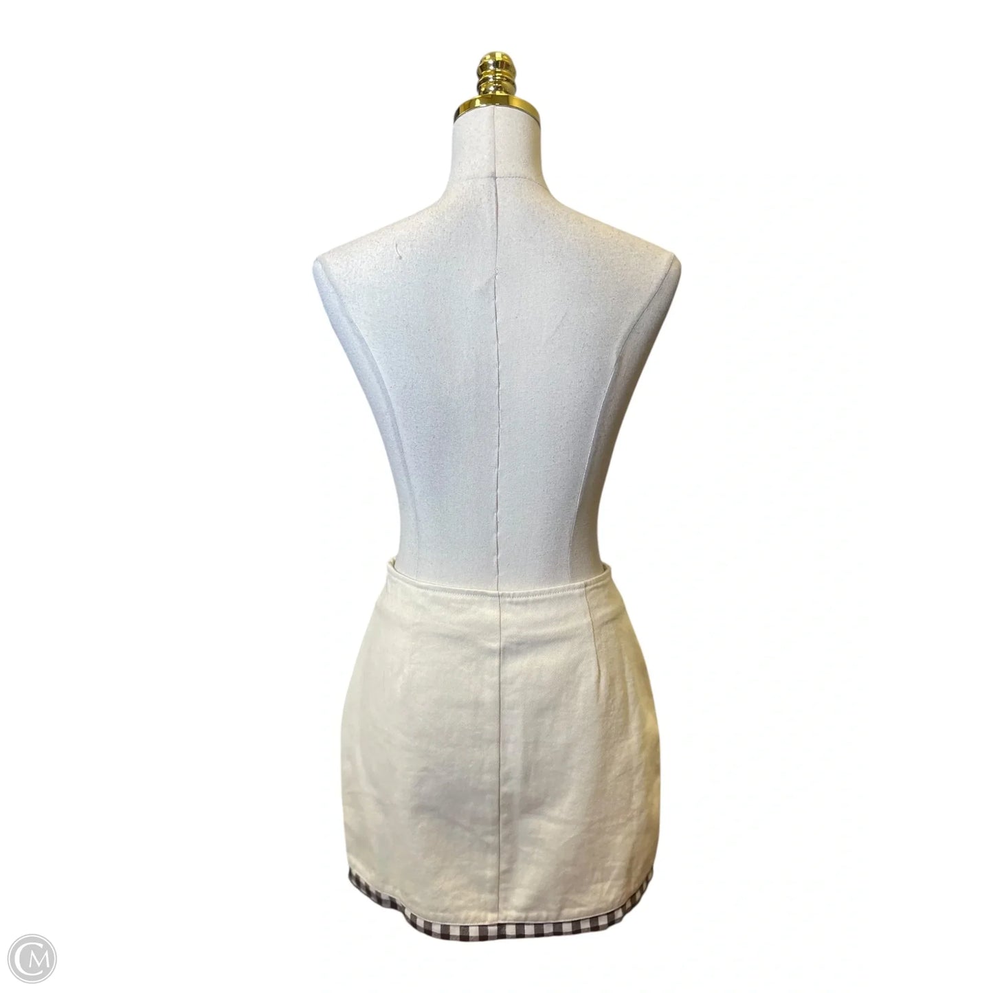 Skirt Mini & Short By Tcec In Beige, Size: M
