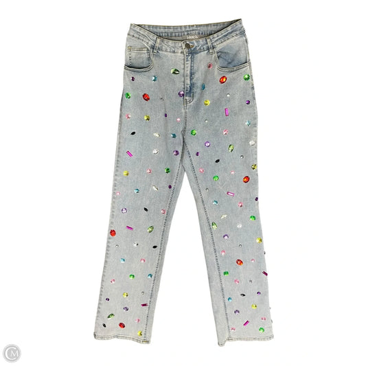 Jeans Straight By Blue B In Blue Denim, Size: M