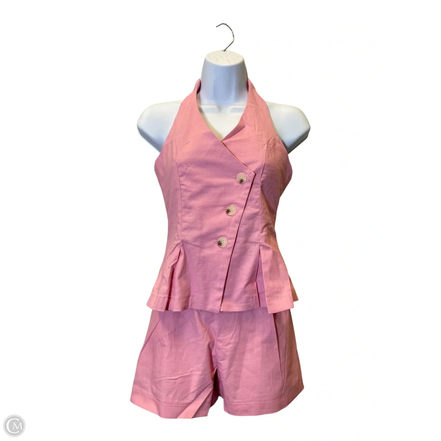 Top 2pc Sleeveless By Clothes Mentor In Pink, Size: S