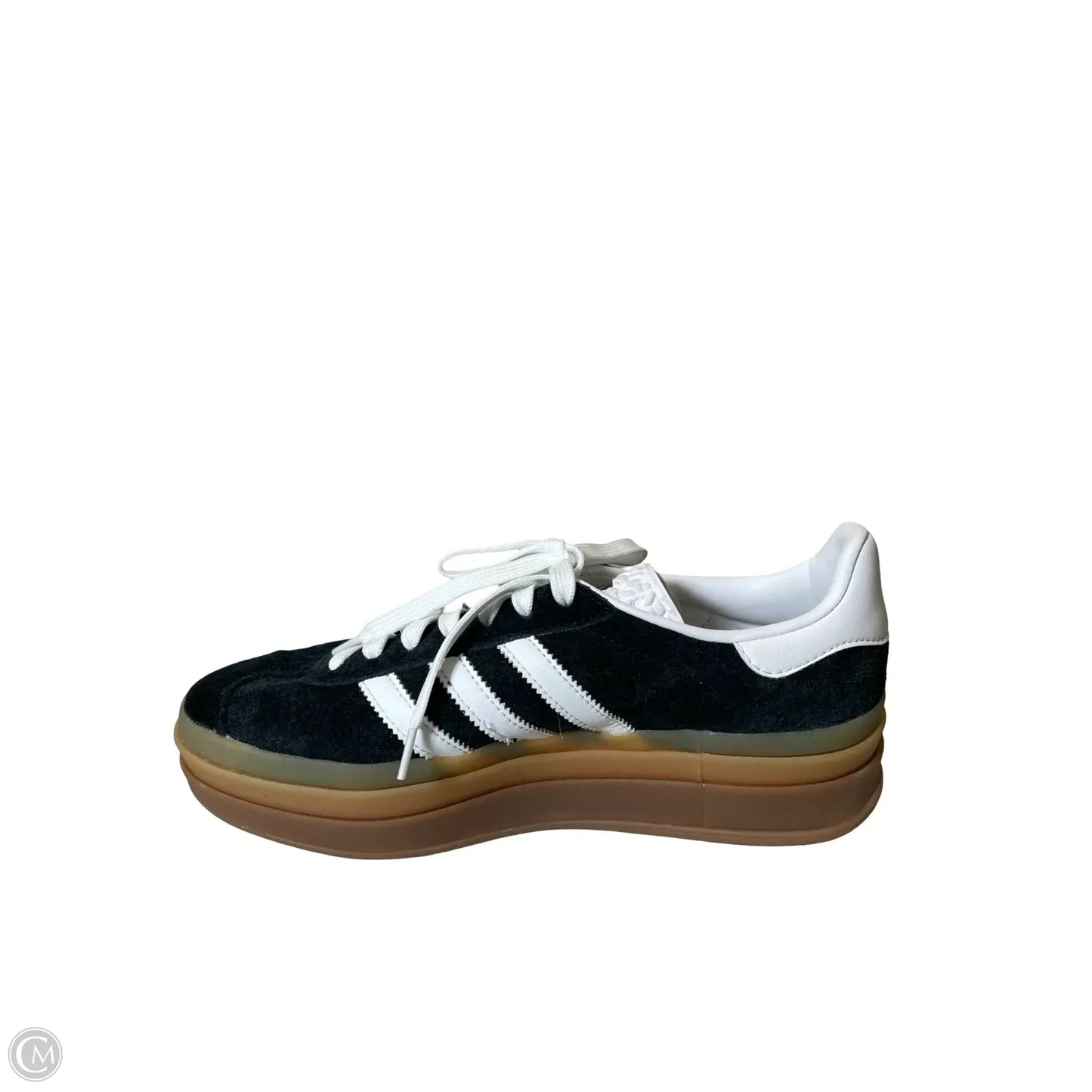 Shoes Heels Platform By Adidas In Black & White, Size: 7.5
