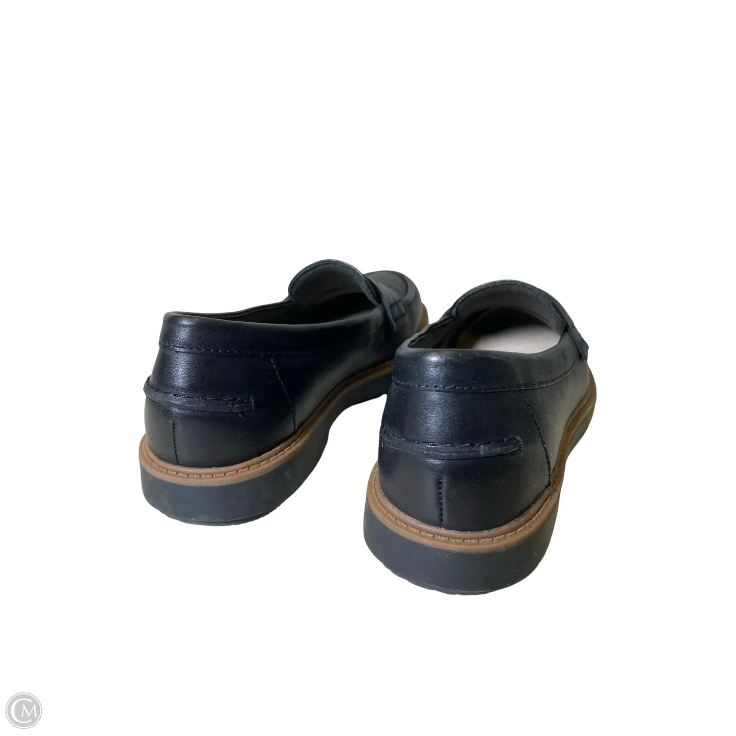 Shoes Flats By Clarks In Black, Size: 6