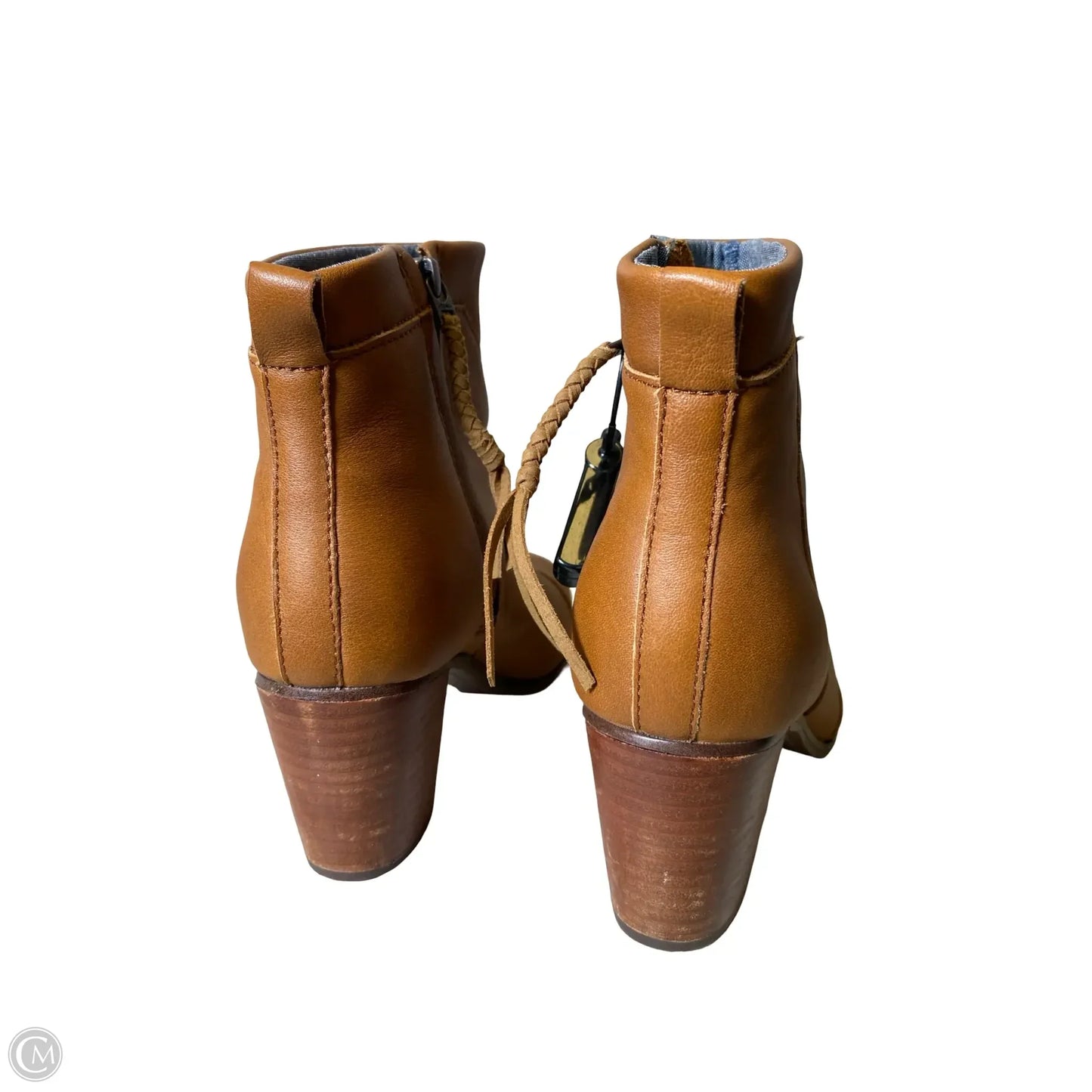 Boots Ankle Heels By Toms In Brown, Size: 6