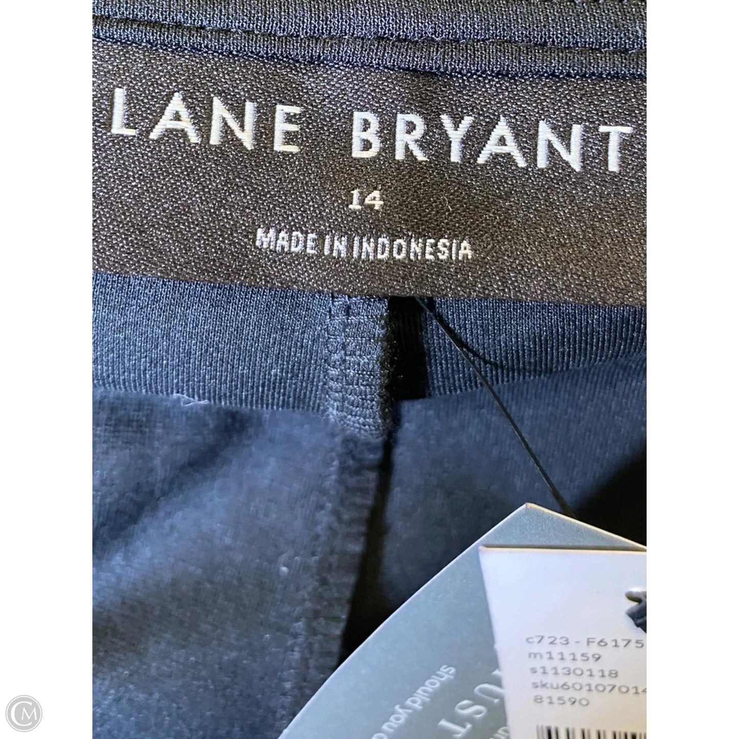 Dress Casual Midi By Lane Bryant In Black, Size: 14