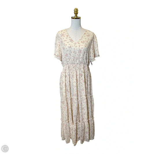 Dress Casual Maxi By Clothes Mentor In Multi-colored, Size: L