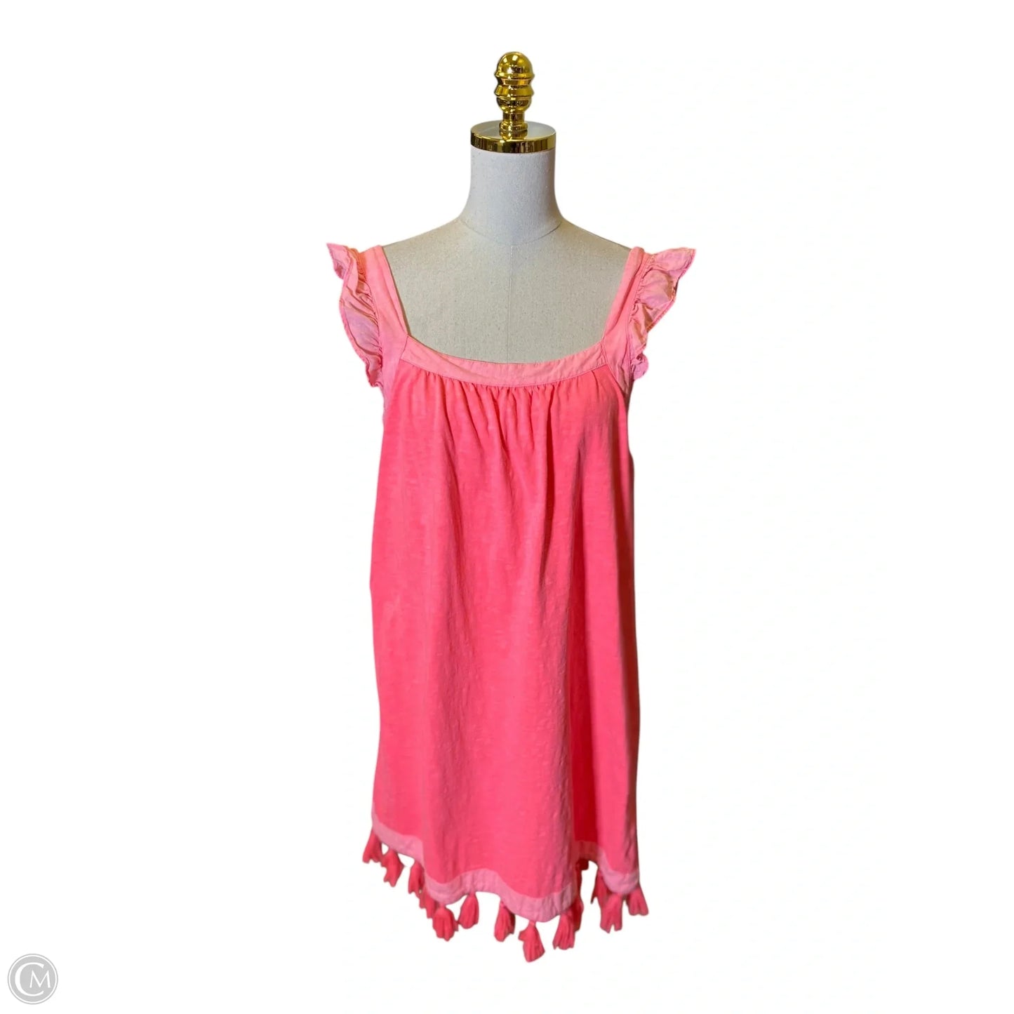 Dress Casual Short By Vineyard Vines In Pink, Size: M