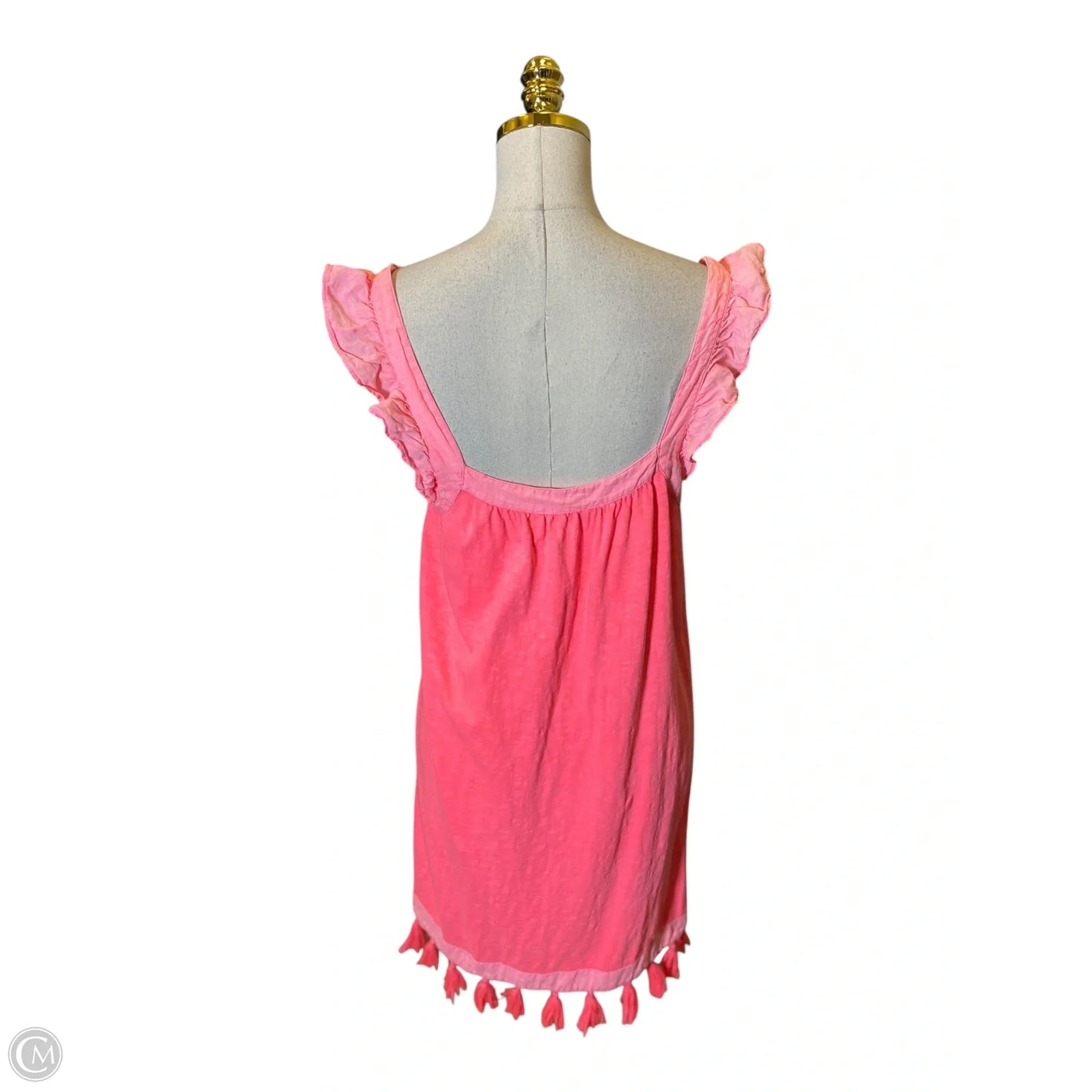 Dress Casual Short By Vineyard Vines In Pink, Size: M