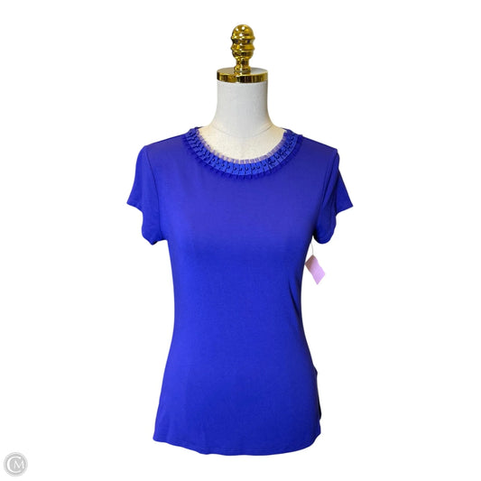 Top Short Sleeve By Ted Baker In Blue, Size: Xs