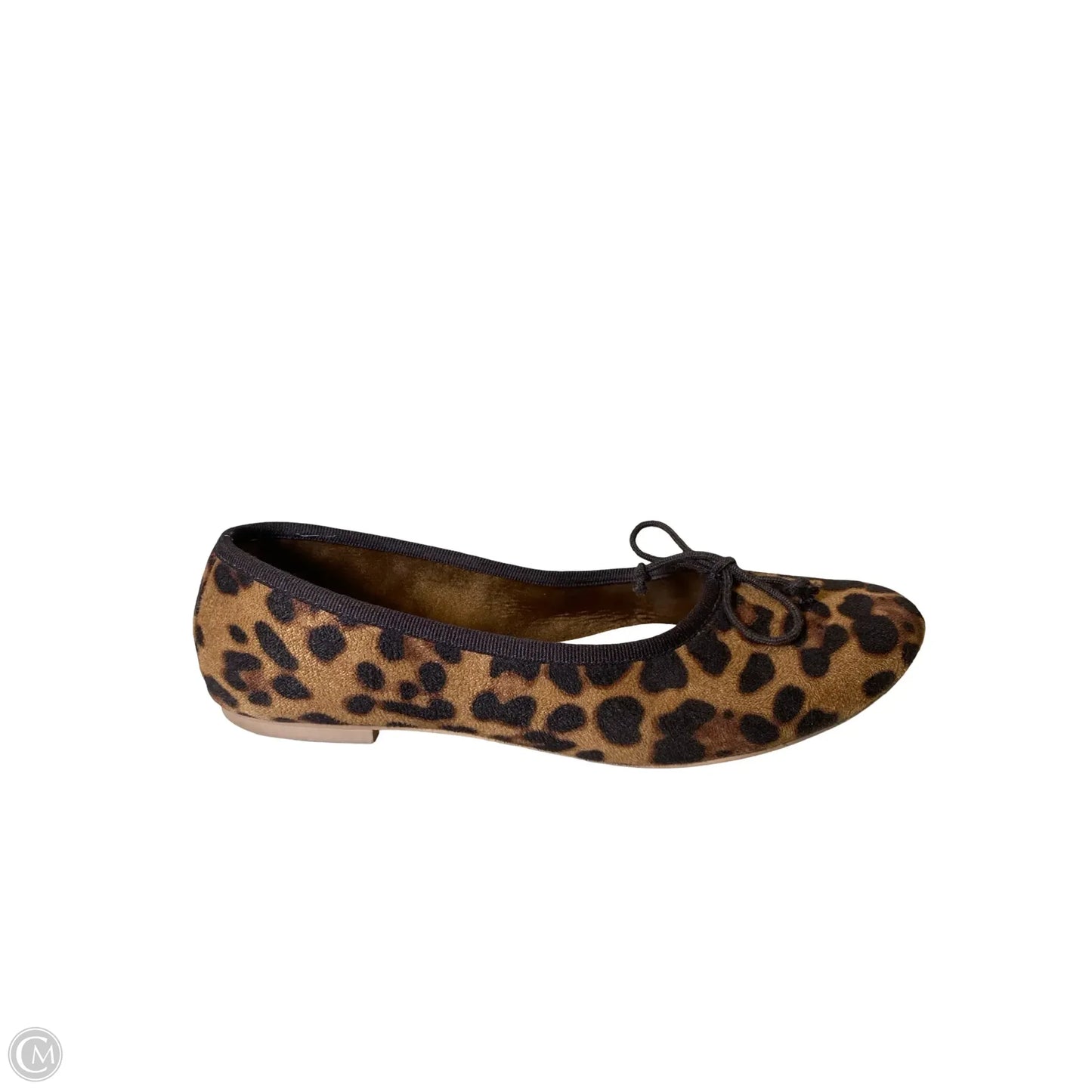 Shoes Flats By Loft In Animal Print, Size: 7.5