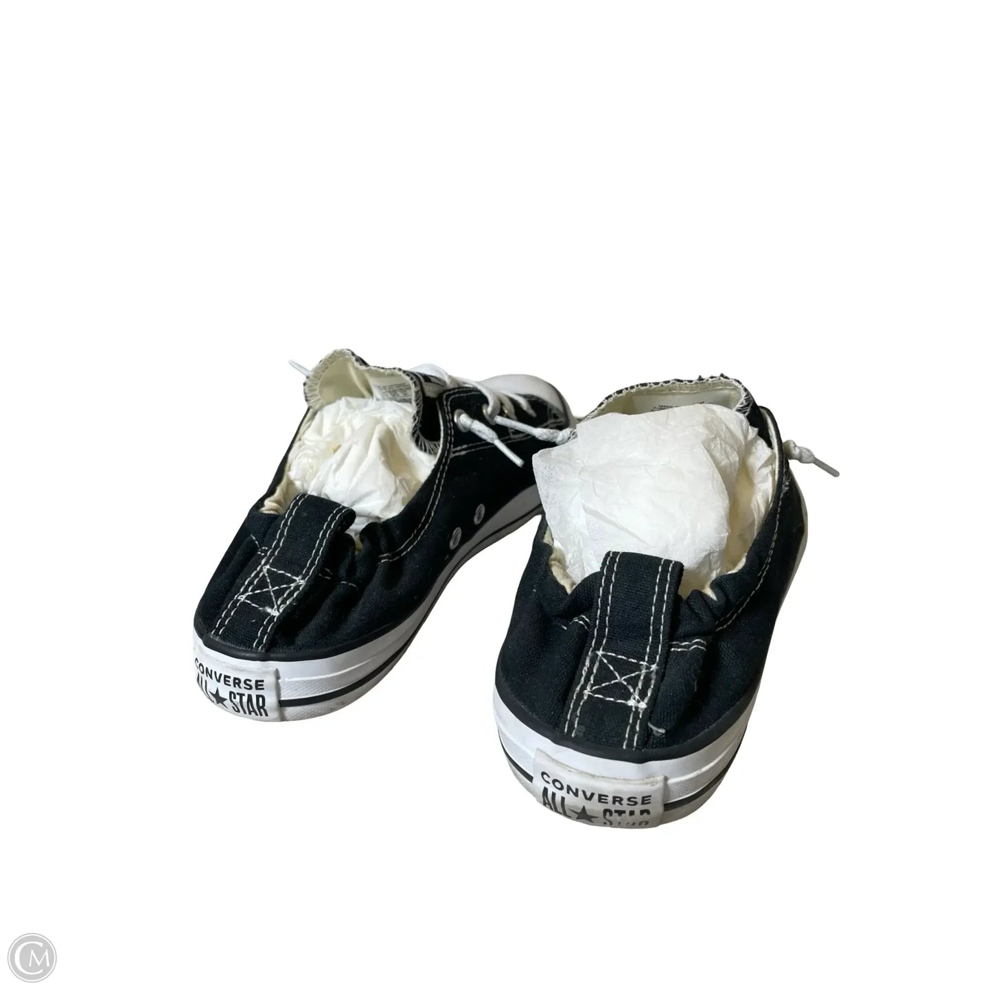 Shoes Flats By Converse In Black & White, Size: 6