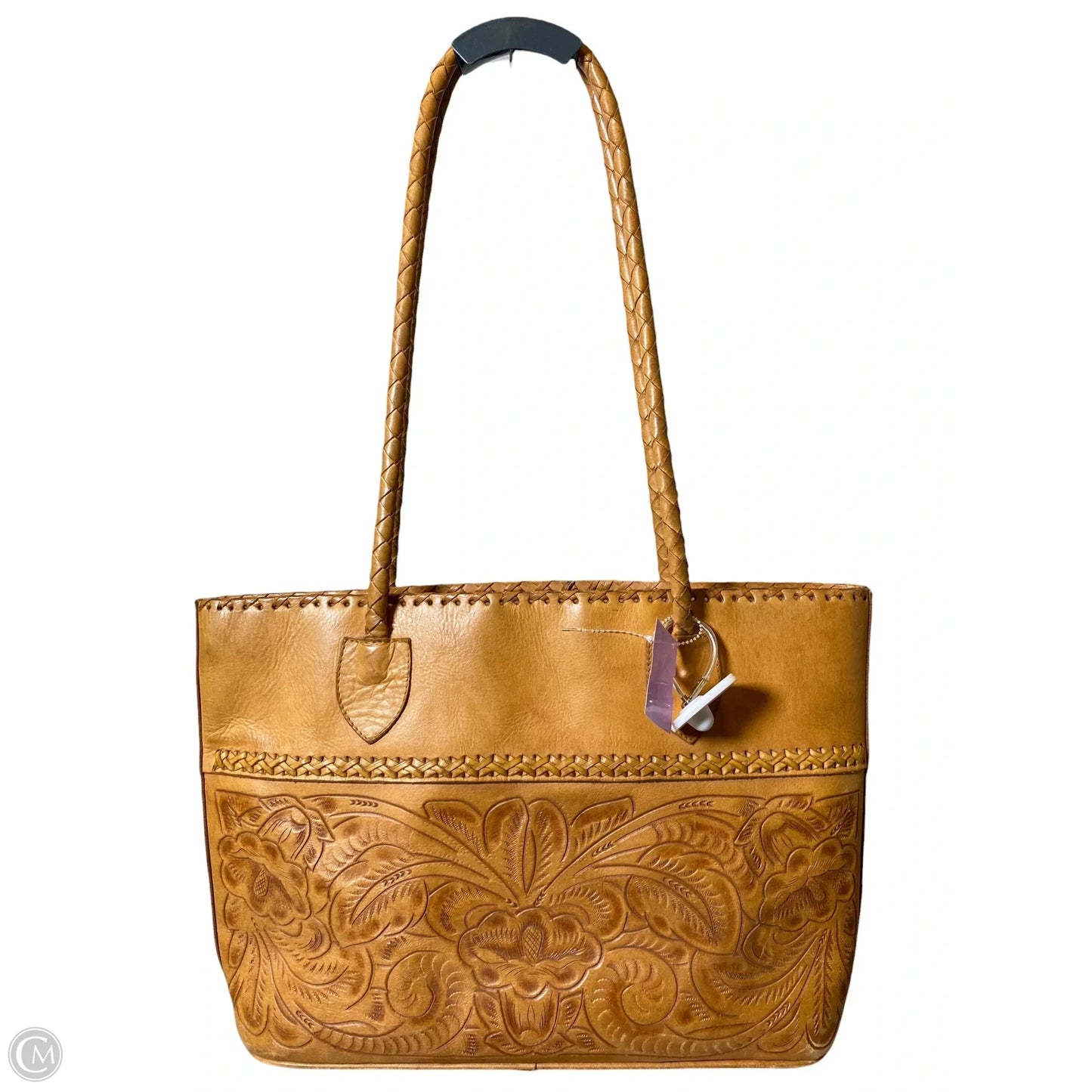 Handbag Leather By Clothes Mentor, Size: Large