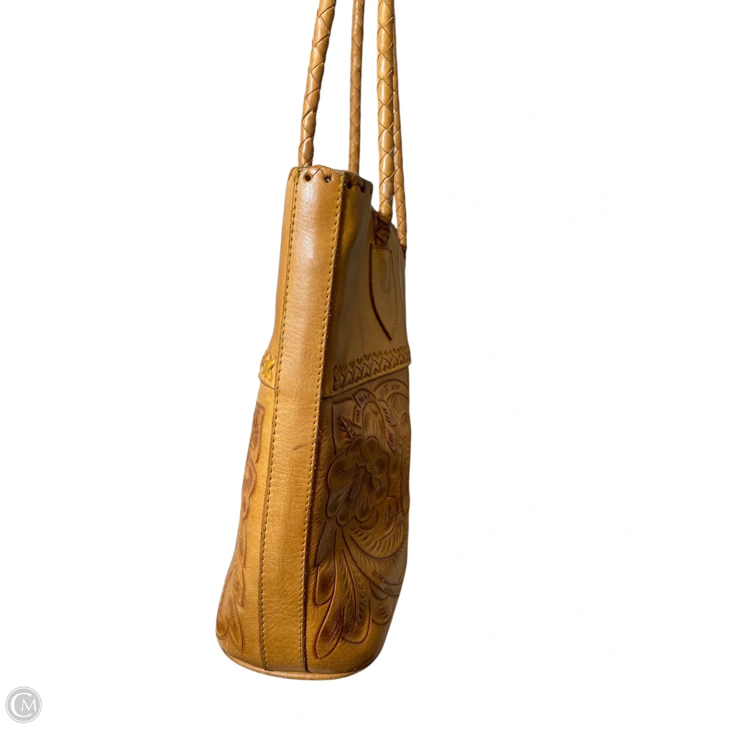 Handbag Leather By Clothes Mentor, Size: Large