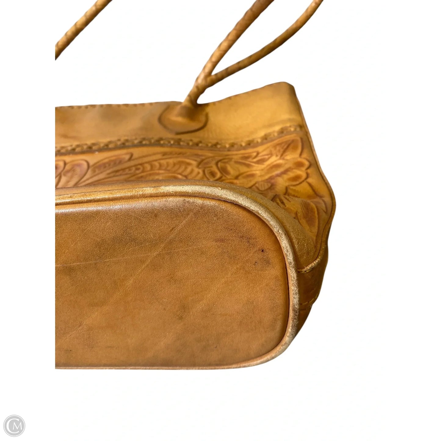 Handbag Leather By Clothes Mentor, Size: Large