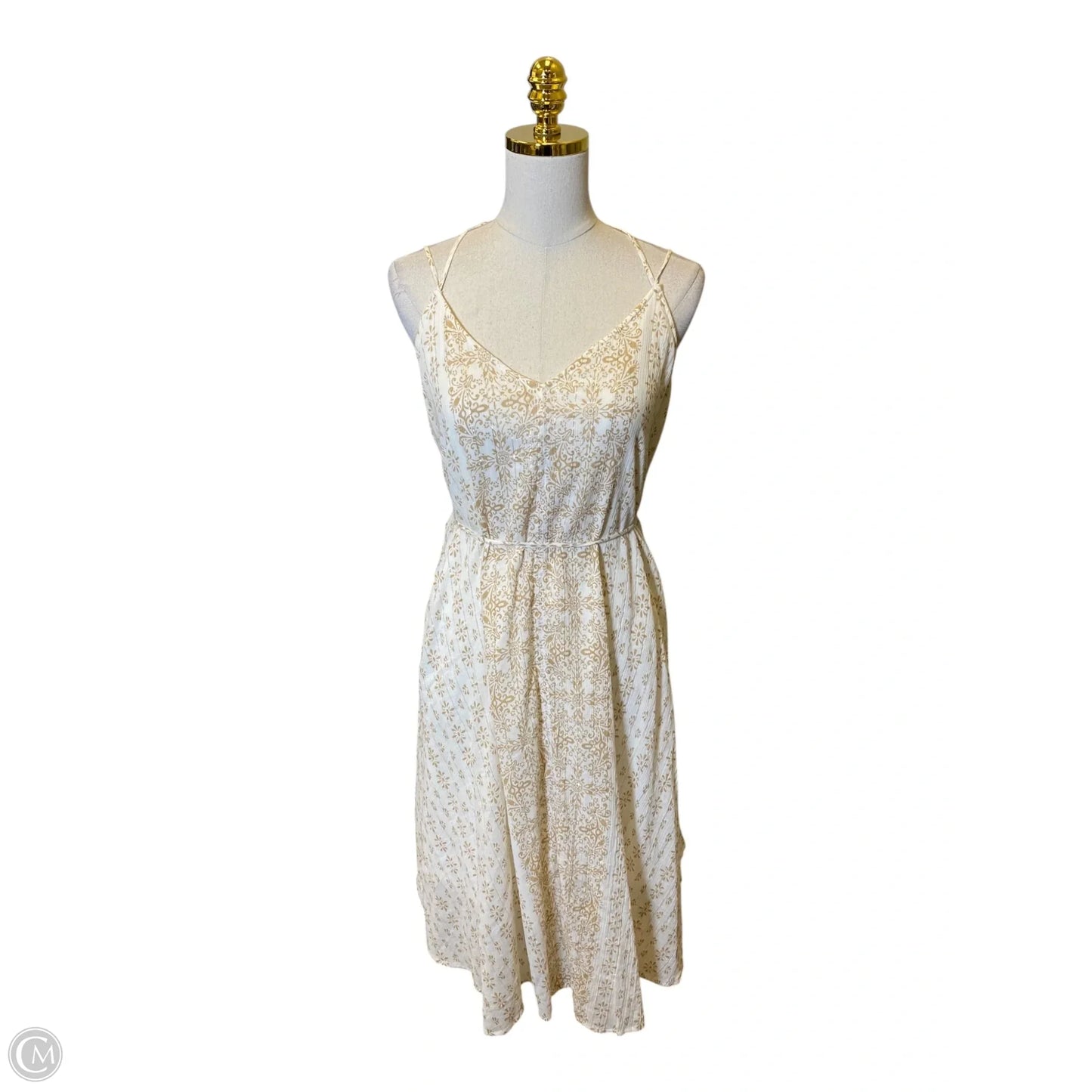 Dress Casual Midi By Jessica Simpson In Cream, Size: M