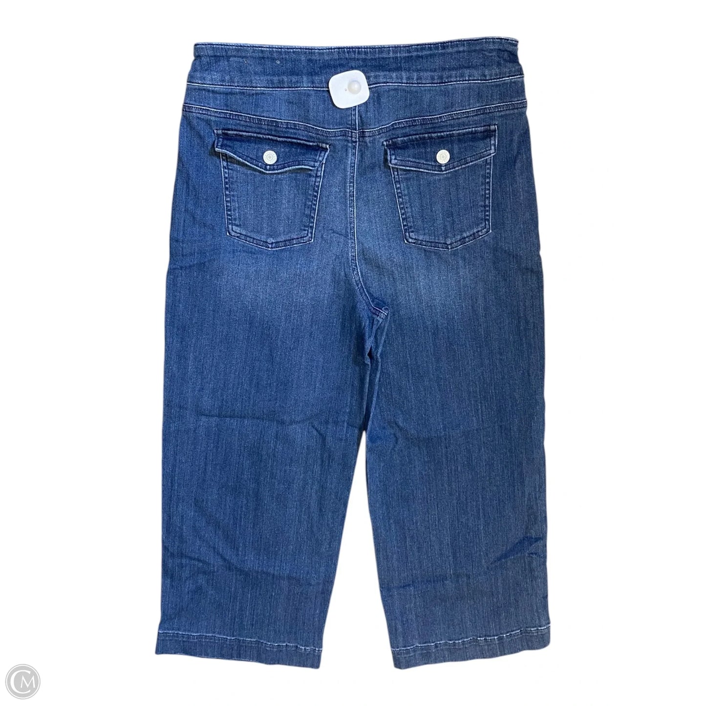 Jeans Wide Leg By Chicos In Blue Denim, Size: 10