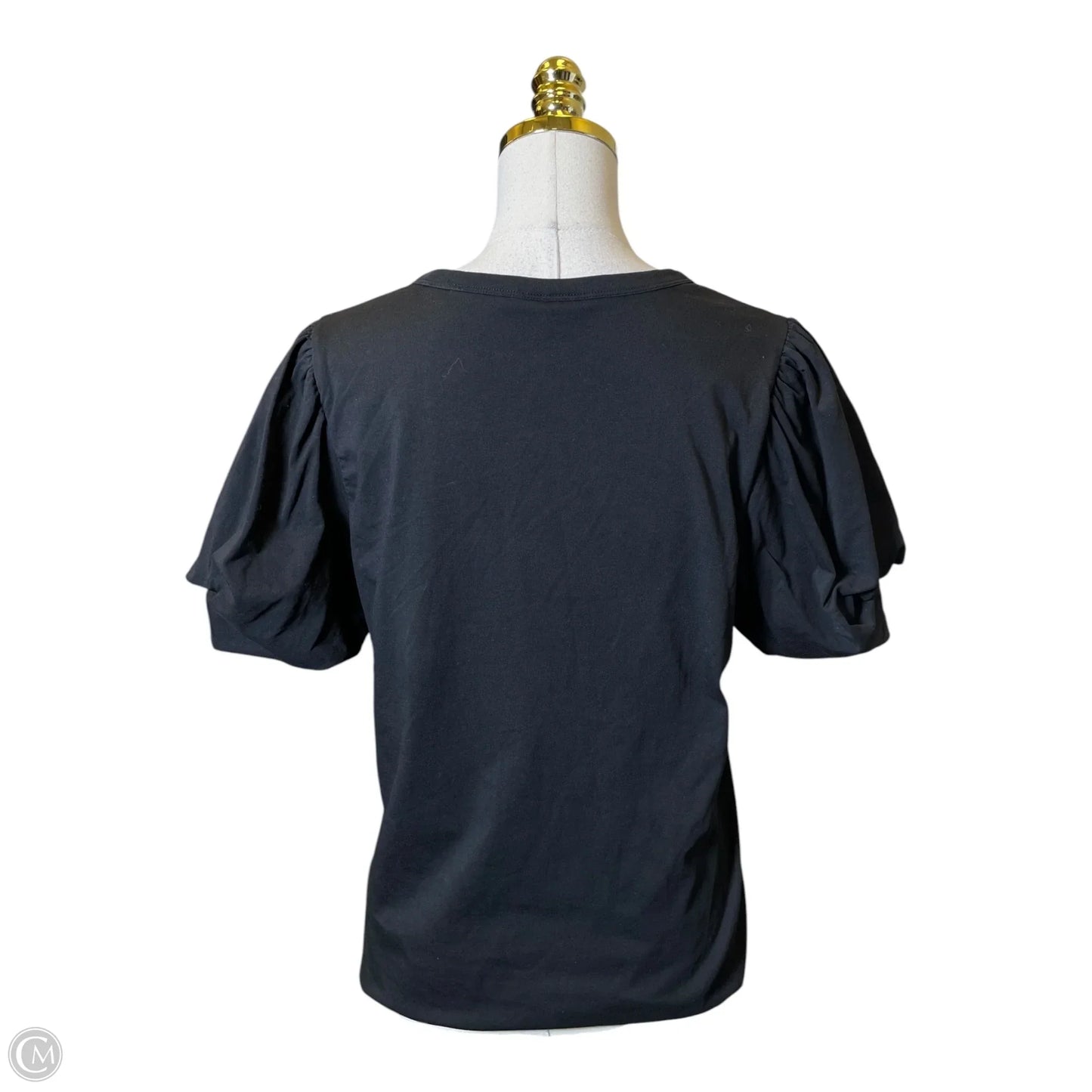 Top Short Sleeve By Chicos In Black, Size: M