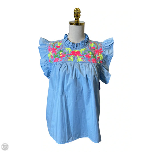Top Short Sleeve By Jodifl In Multi-colored, Size: M