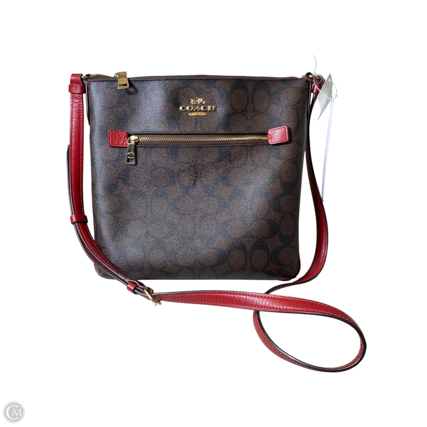 Crossbody Designer By Coach, Size: Medium