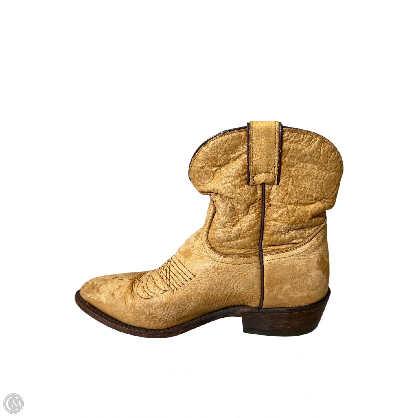 Boots Designer By Frye In Tan, Size: 8.5