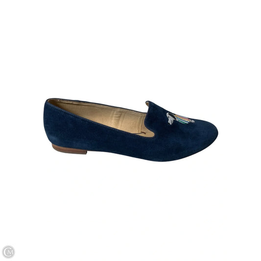Shoes Flats By Talbots In Navy, Size: 8