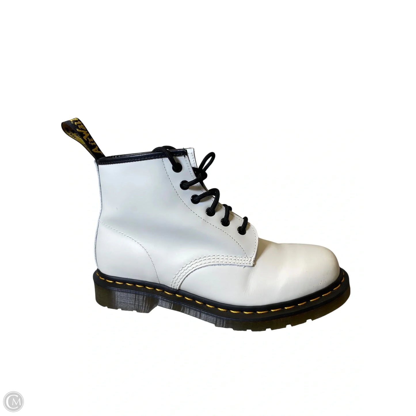 Boots Ankle Heels By Dr Martens In White, Size: 9