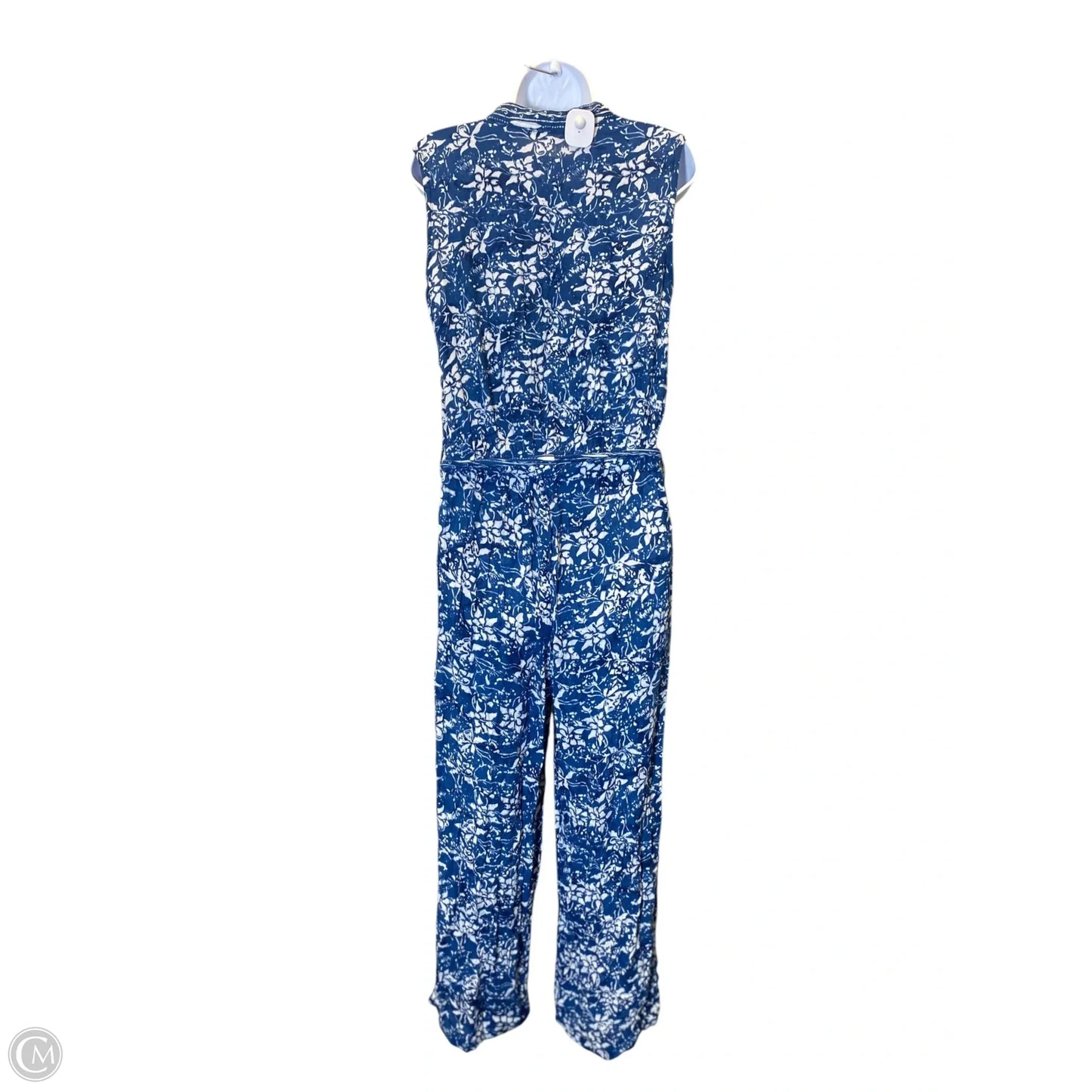 Jumpsuit By Soft Surroundings In Blue & White, Size: Lp