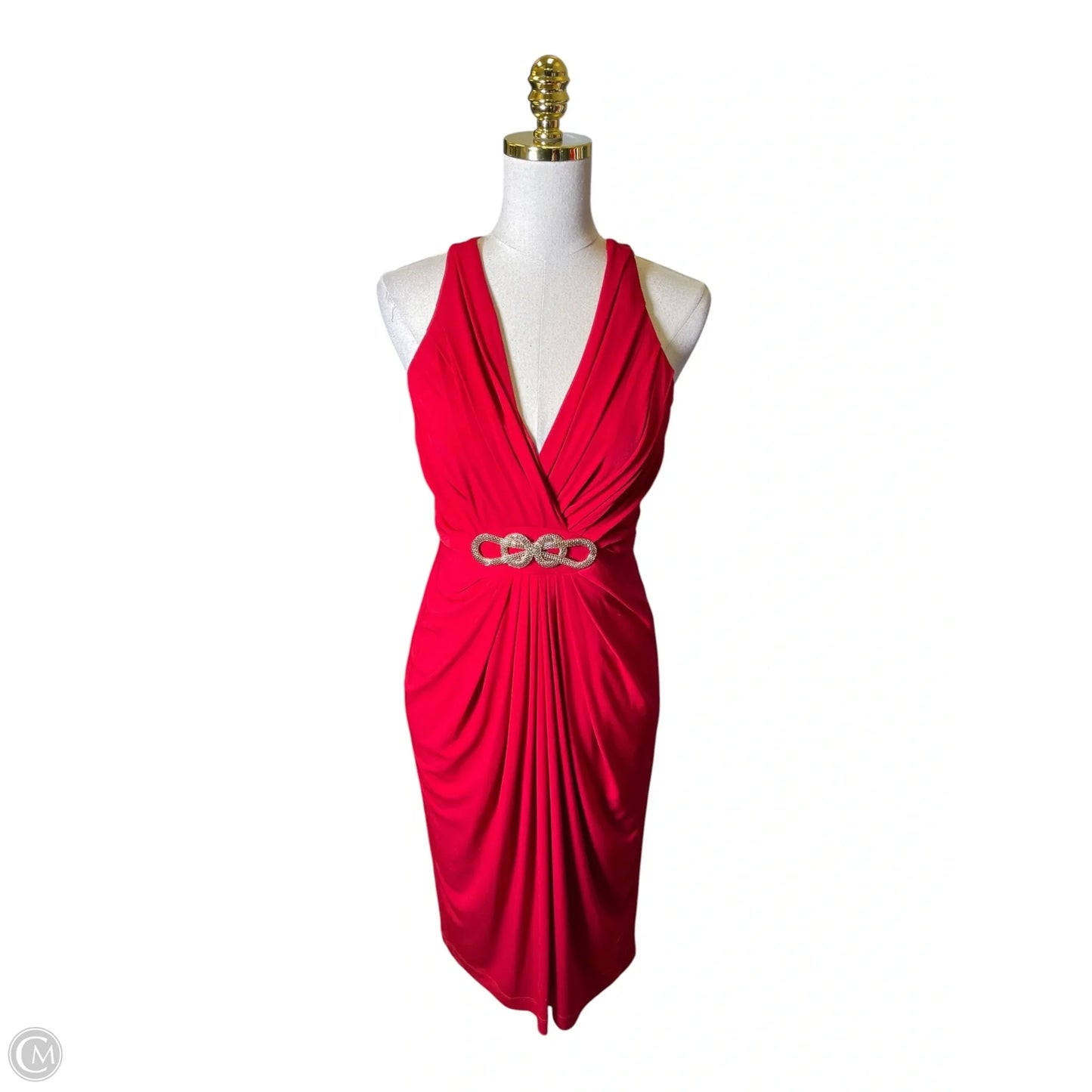 Dress Casual Short By London Times In Red, Size: M