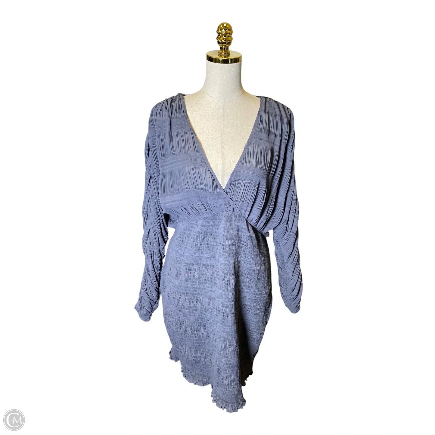 Dress Casual Short By Fashion Nova In Grey, Size: 2x