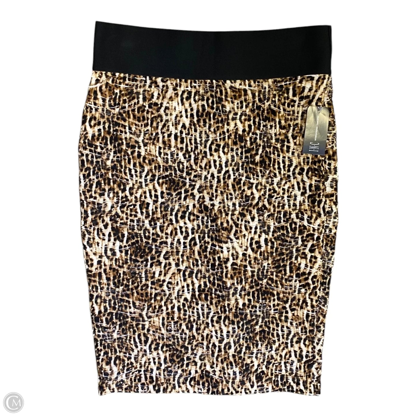 Skirt Midi By Inc In Animal Print, Size: M