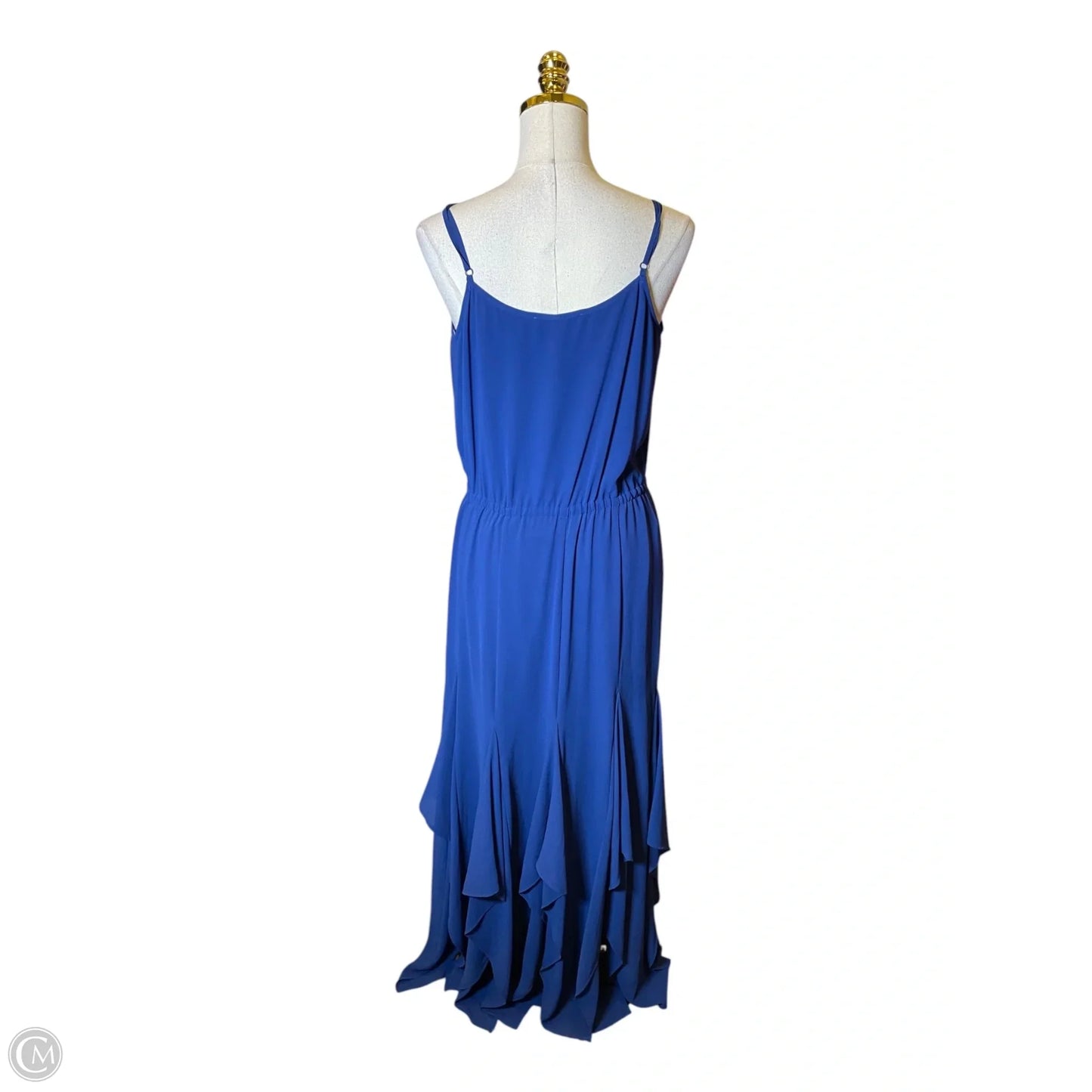 Dress Casual Maxi By Michael By Michael Kors In Navy, Size: M