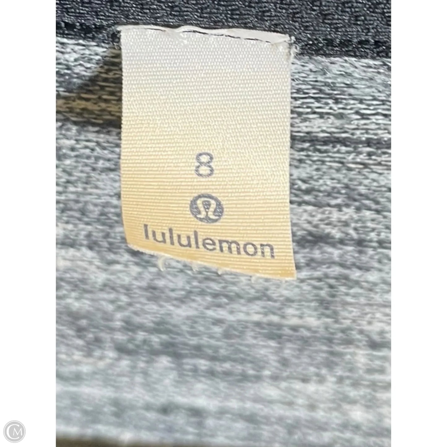 Athletic Top Long Sleeve Crewneck By Lululemon In Grey, Size: 8
