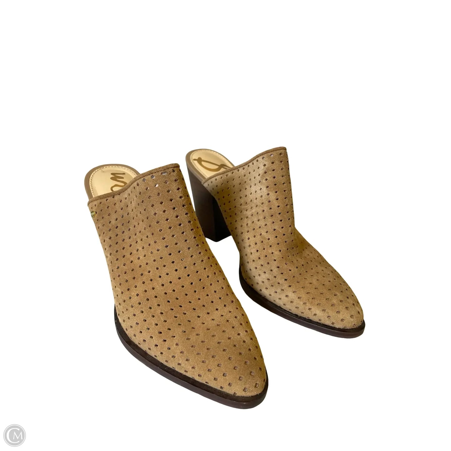 Boots Ankle Heels By Sam Edelman In Brown, Size: 9