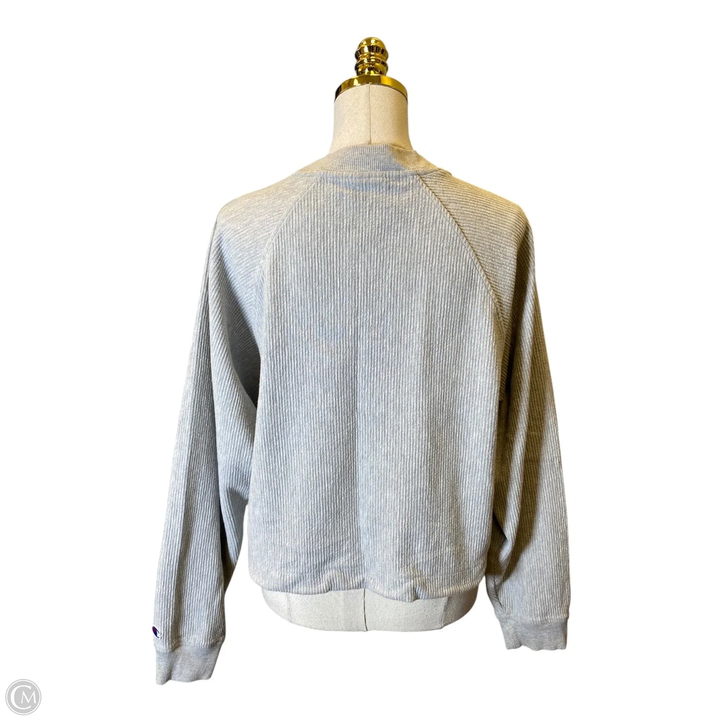 Sweatshirt Crewneck By Champion In Grey, Size: M
