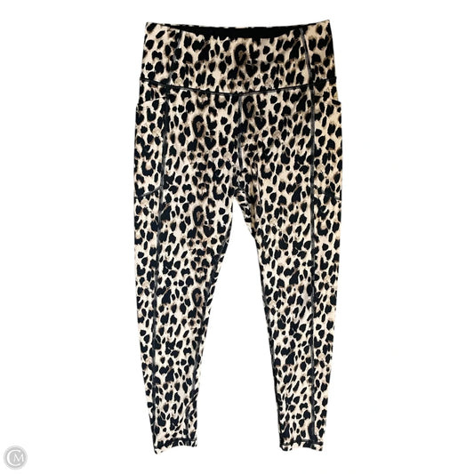 Athletic Leggings By Victorias Secret In Animal Print, Size: M