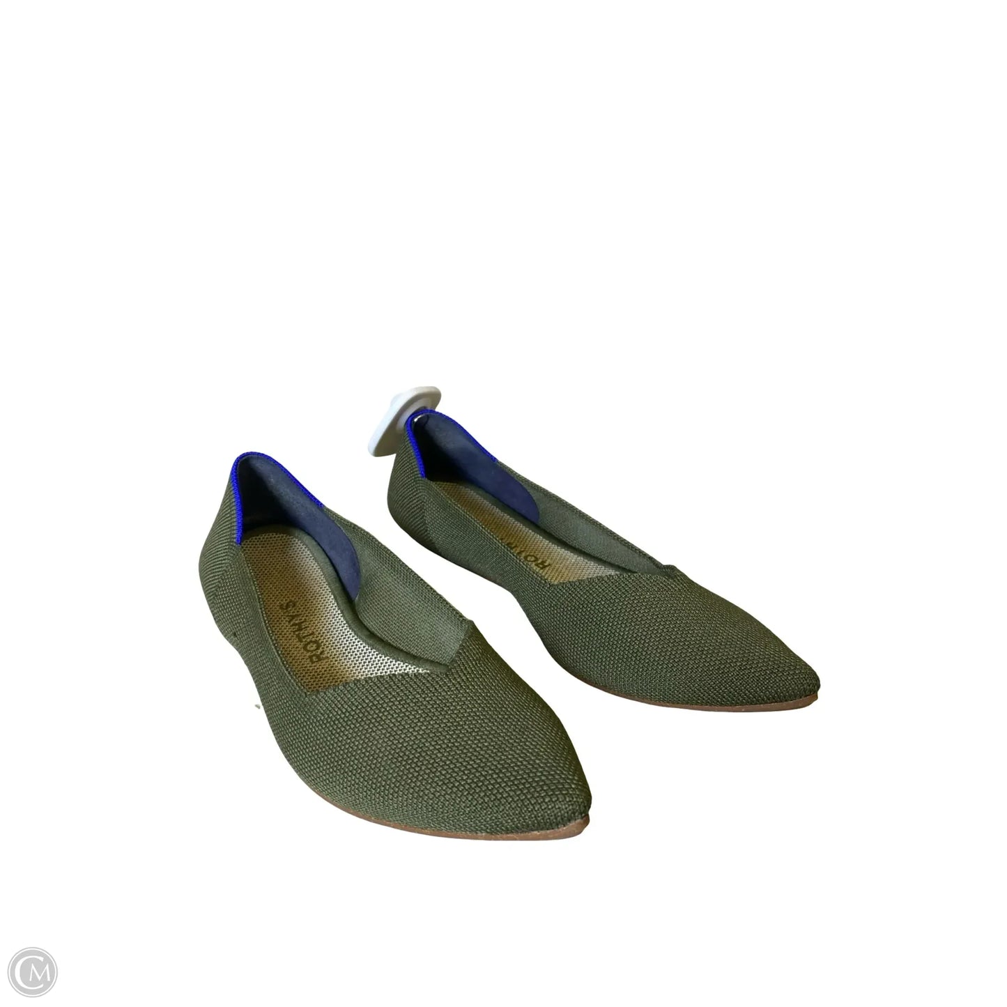Shoes Flats By Rothys In Green, Size: 7.5