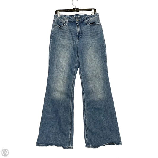 Jeans Flared By Old Navy In Blue Denim, Size: 10
