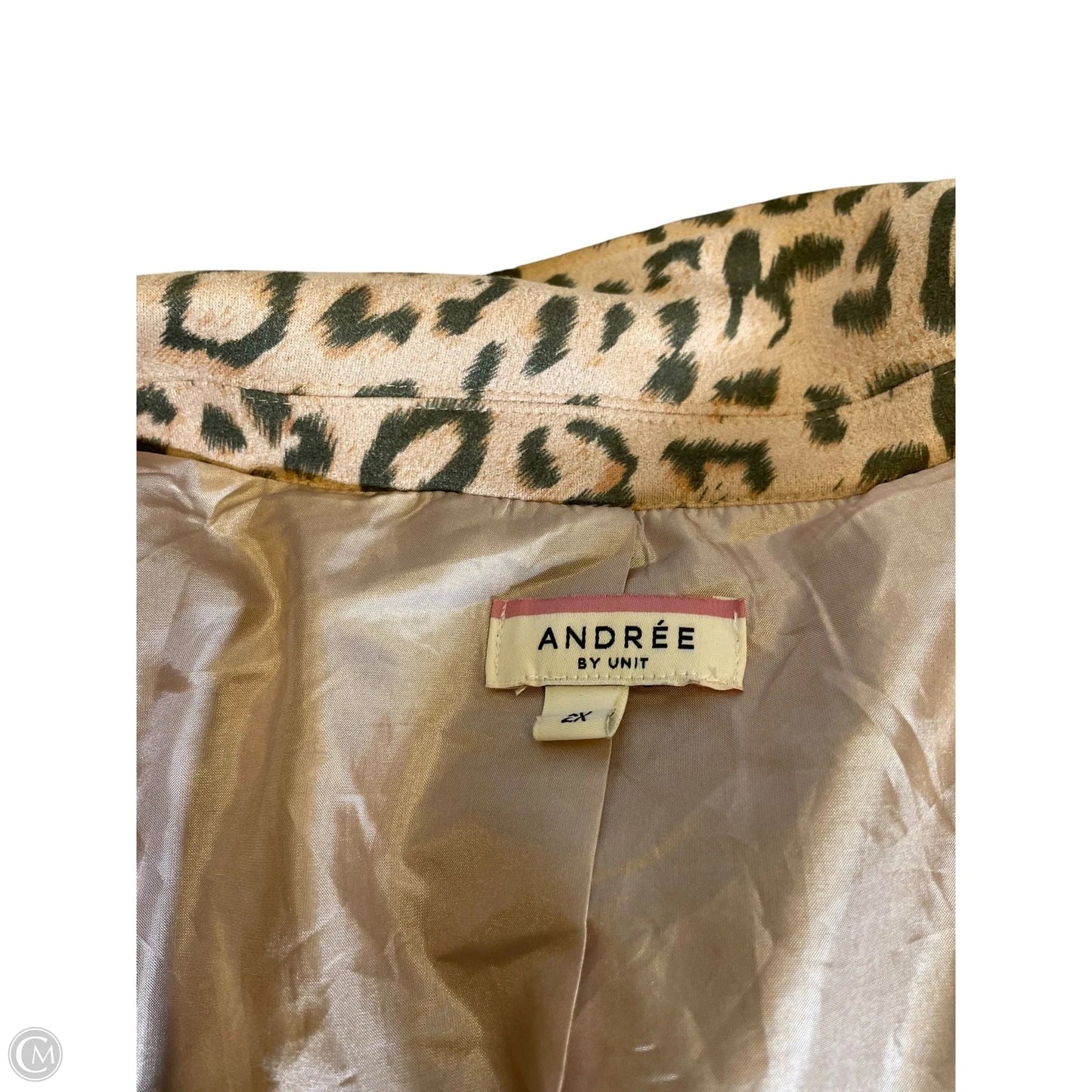Jacket Other By Andree By Unit In Animal Print, Size: 2x
