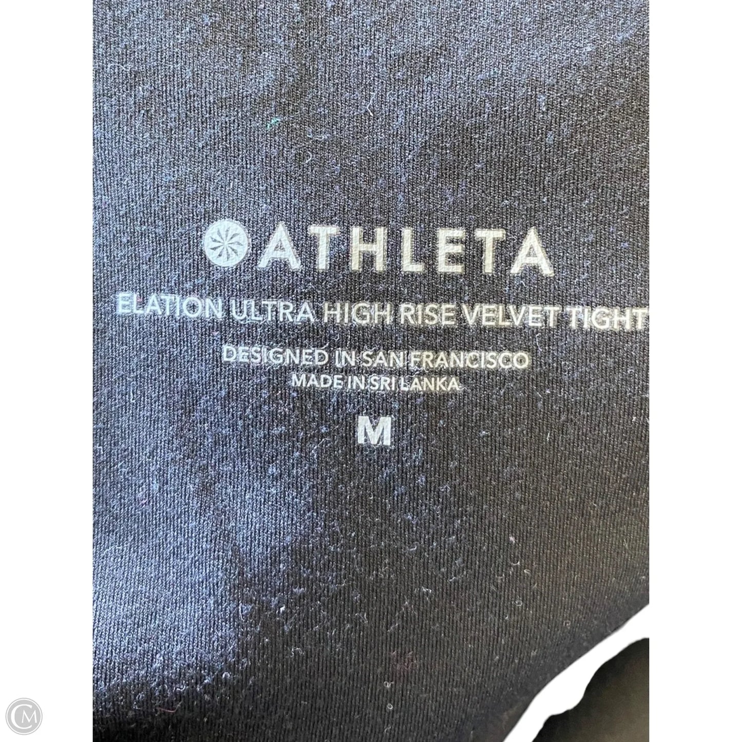 Athletic Leggings By Athleta In Black, Size: M