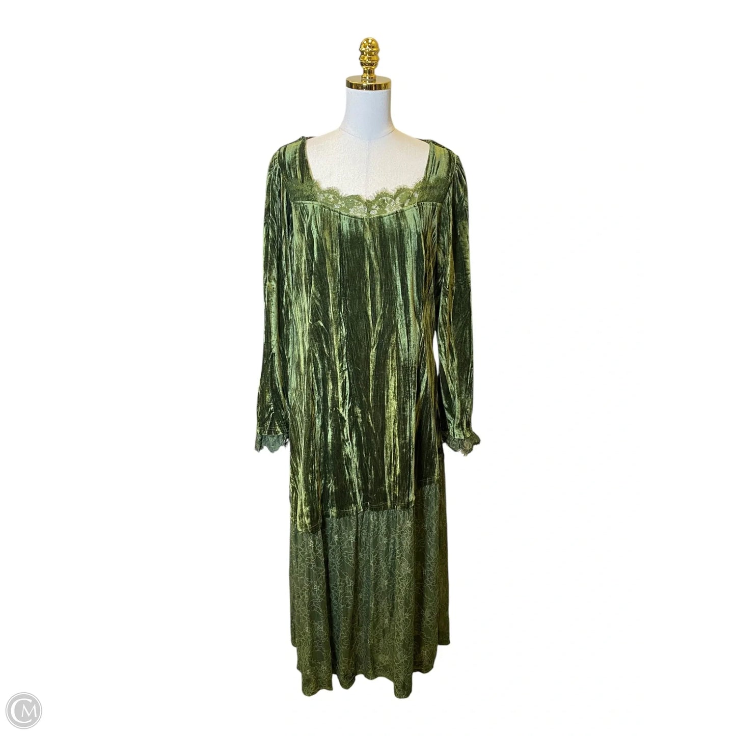 Dress Casual Maxi By Dazy In Green, Size: 2x
