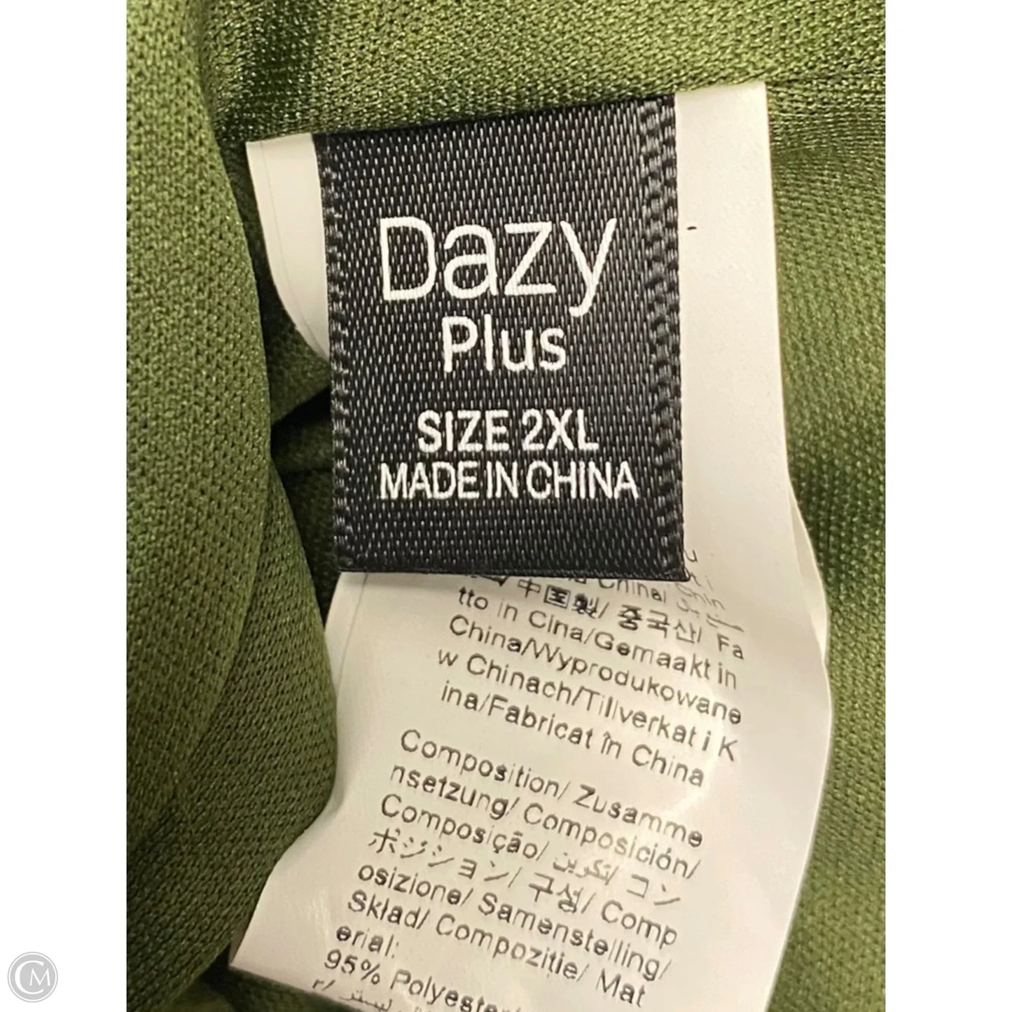 Dress Casual Maxi By Dazy In Green, Size: 2x
