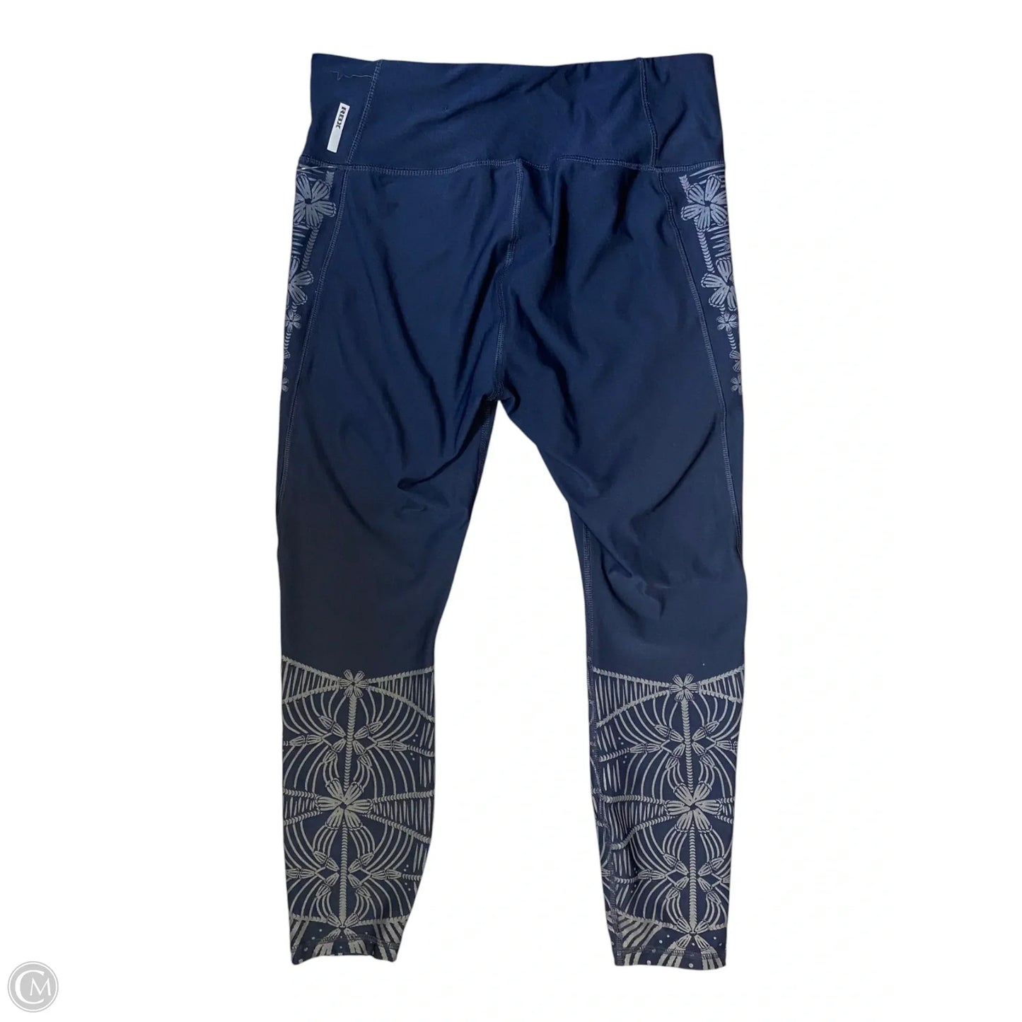 Athletic Leggings By Rbx In Navy, Size: L