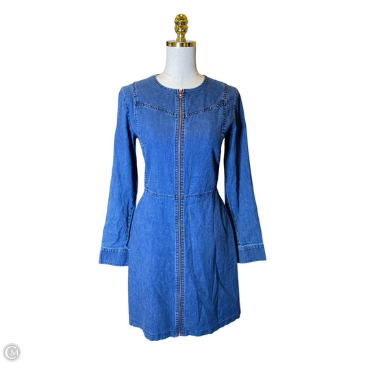 Dress Designer By See By Chloe In Blue Denim, Size: S