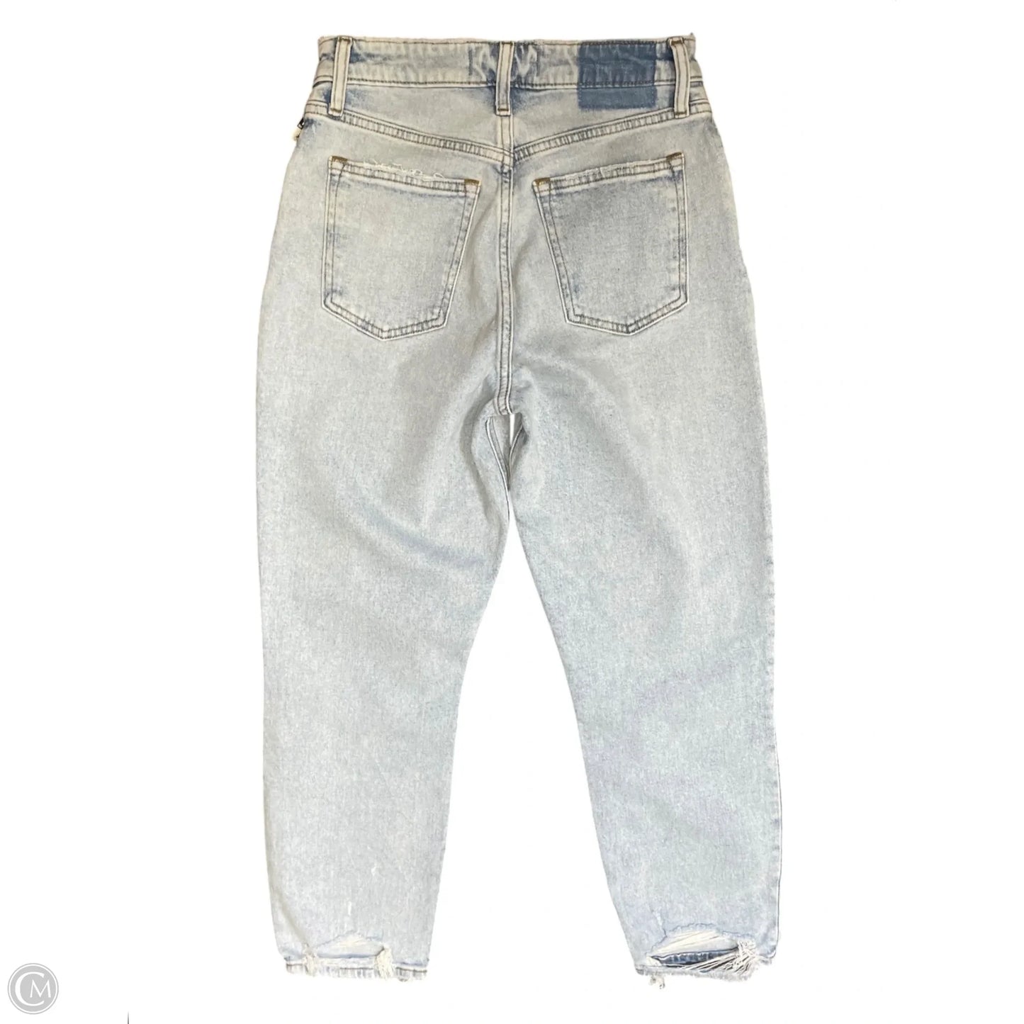 Jeans Straight By Abercrombie And Fitch In Blue Denim, Size: 2